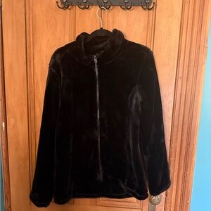 Women's Black Faux Fur Jacket